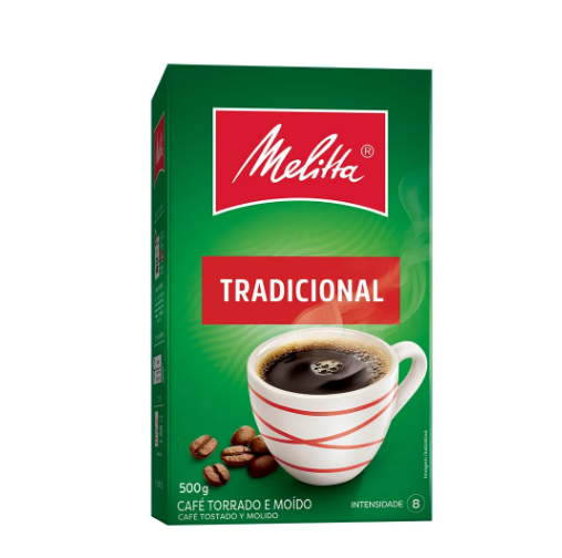 12 UNIDADES Café Melitta® Tradicional Vácuo 500g <br/> (APENAS SUL e SUDESTE)